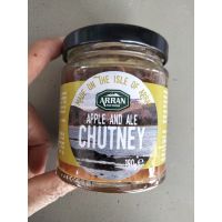 ?New Arrival? Arran Apple And Ale Chutney ซอสแอปเปิ้ล สำหรับ จิ้ม และราดอาหาร190g. ??