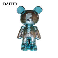 DAFIFY Home Decor เซรามิค Figurine สไตล์โมเดิร์น,เซรามิคขนาดเล็กรูปปั้นสัตว์ Handmade ประติมากรรมเครื่องประดับสำหรับห้องนั่งเล่นห้องนอนสำนักงานตู้เดสก์ท็อป25*9ซม.