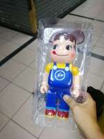 Bearbrick Buerjia Milk Girl Bearbrick Lightning หมีรุนแรง Handmade ของเล่นตกแต่งรุ่นสีเทา