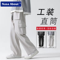 Spot Factory Outlet Nasa Flagship Store Multi -Pocket Workpiece Straight Pants MenS Summer Trend Inspi