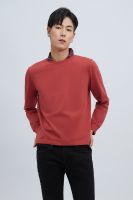 ESP เสื้อทีเชิ้ตแขนยาว ผู้ชาย สีแดง | Long Sleeve T-Shirt | 3664