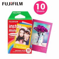 ฟิล์มฟูจิฟิล์ม Instax Mini 8 Fujiแบบเร่งด่วนสีรุ้งรูปถ่าย10ถึง50แผ่น For70 7S 50 S 90 25แชร์ SP-1กล้อง