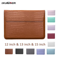 Laptop Bag for Air 13 Case 11 12 15 Pro 13.3 15.4 Retina Uni Sleeve Envelope Fundas PU Leather Sleeve Notebook Pouch