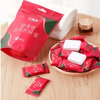 20Pcs Disposable Towel Compressed Portable Travel Cotton Non-Woven Face Towel Water Wet Wipe Candy Thickening Facial Tissue