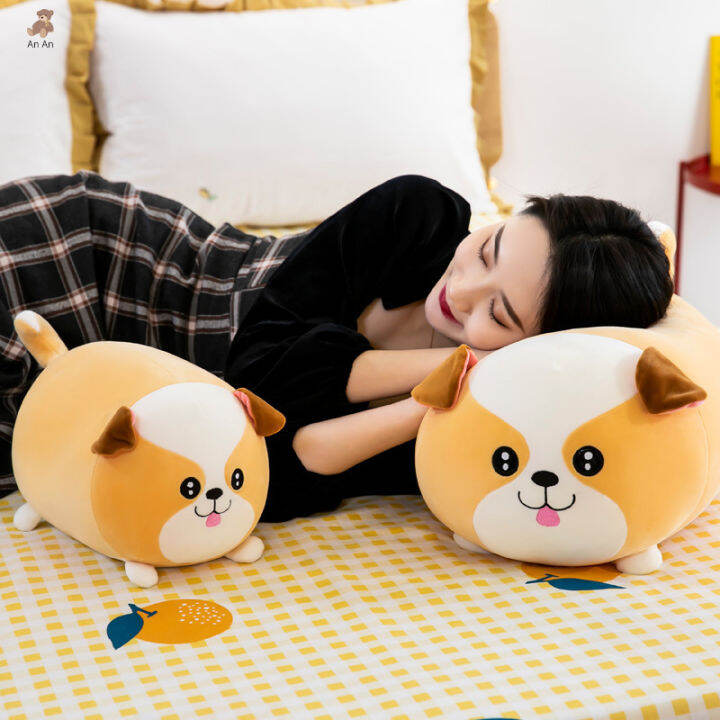 ตุ๊กตาขนมปังตุ๊กตาสุนัขฮัสกี้ตุ๊กตาหนานุ่มสุนัขหมอนเด็กผู้หญิงหมอนตุ๊กตาขนาดใหญ่สำหรับเด็กนอนกับตุ๊กตา-ragdoll-วันเกิดที่ดีที่สุด
