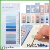 JAYNEBIO 60/120/200ชิ้นเครื่องเขียนแฟชั่นดัชนีที่คั่นหนังสือแผ่นอุปกรณ์สำนักงานป้ายสติกเกอร์พลาสเตอร์กระดาษโน้ตแบบหลวมๆ