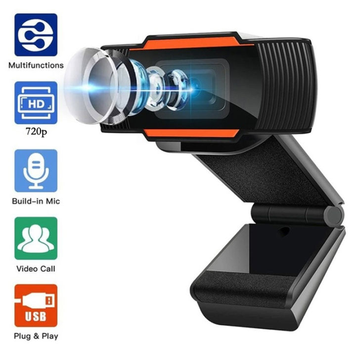 กล้องเว็บแคม-กล้องคอมพิวเตอร์-720p-1080p-กล้องเว็บแคมสำหรับพีซีแล็ปท็อป-การประชุมทางวิดีโอ-การเรียนรู้ออนไลน์-hd-webcam-nbsp-smart-d-cor