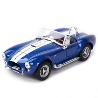 1:24 1965 Shelby Cobra 427 Classic Car Static Cast ยานพาหนะของสะสมรถของเล่น