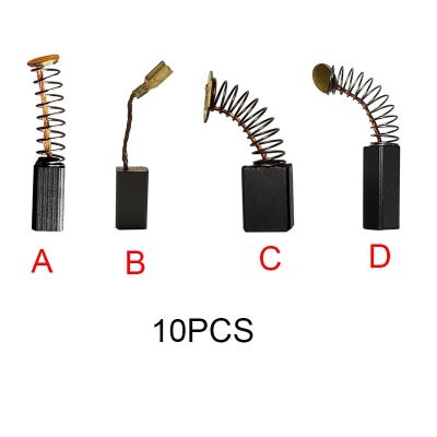 【YF】 10pcs Electric Grinder Carbon Brushes Replacement Angle Power Tools Spare Parts Drill Accessories