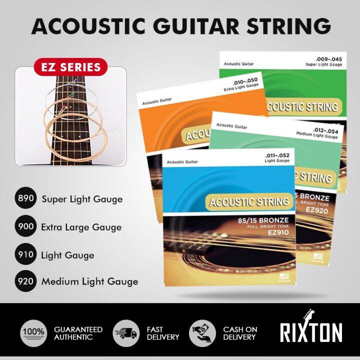 EZ890 EZ900 EZ910 EZ920 Guitar Strings Great Acoustic Bronze Guitar