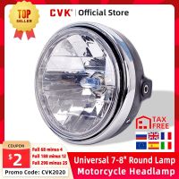 CVK Universal 7 8 Motorcycle Round Lamp Headlight Headlamp Head Light For HONDA Cb400 Cb500 Cb1300 Hornet 250 600 900 Vtec Vtr