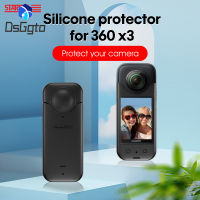 ซิลิโคนป้องกันที่ครอบคลุมกรณีกันฝุ่นร่างกายป้องกันเข้ากันได้สำหรับ Insta360 X3กล้องแอ็คชั่นพาโนรามา