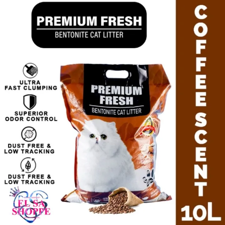 Premium Fresh Bentonite Cat Litter 10L Lazada PH