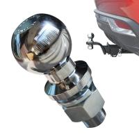 Interlock Hitch Ball Chrome Hitch Mount Tow Ball Coupling Trailer Part Tow Ball Chrome Finish สำหรับรถกระบะ SUVs Hauling