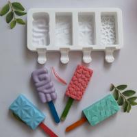 hot【cw】 Pop Popsicle Mold Diy Chocolate Pastry Silicone Makers