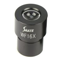 Srate 16X Wide Angle Eyepiece WF16X Biological Microscope Lens 23.2mm Mounting Size Optical apparatus and instruments