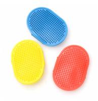 Bath Brush Massage Brush for Dog Low Price Wholesale Factory Price Silicone Cleaning &amp; Grooming editor para mascotas