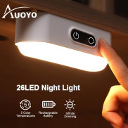 Đèn Bàn LED từ tính mini Auoyo sạc USB chức năng làm đèn ngủ đèn Tủ quần