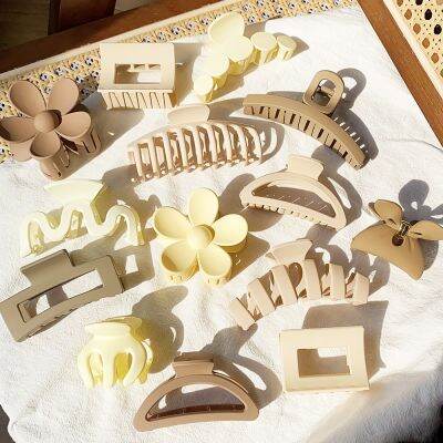 【CC】❍℗  2/3pcs Headwear Set Fashion Claw Clip Large Hair Korean for Barrette Accessories