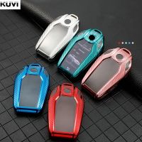 ✈▦✧ Carbon Tpu Car LED Display Key Cover Case Shell for BMW 5 7 Series G11 G12 G30 G31 G32 I8 I12 I15 G01 G02 G05 G07 X3 X4 X5 X7