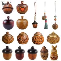 【CW】♙  1PCS Wood Medicine Pill Sandalwood Storage Sealed Orgainer