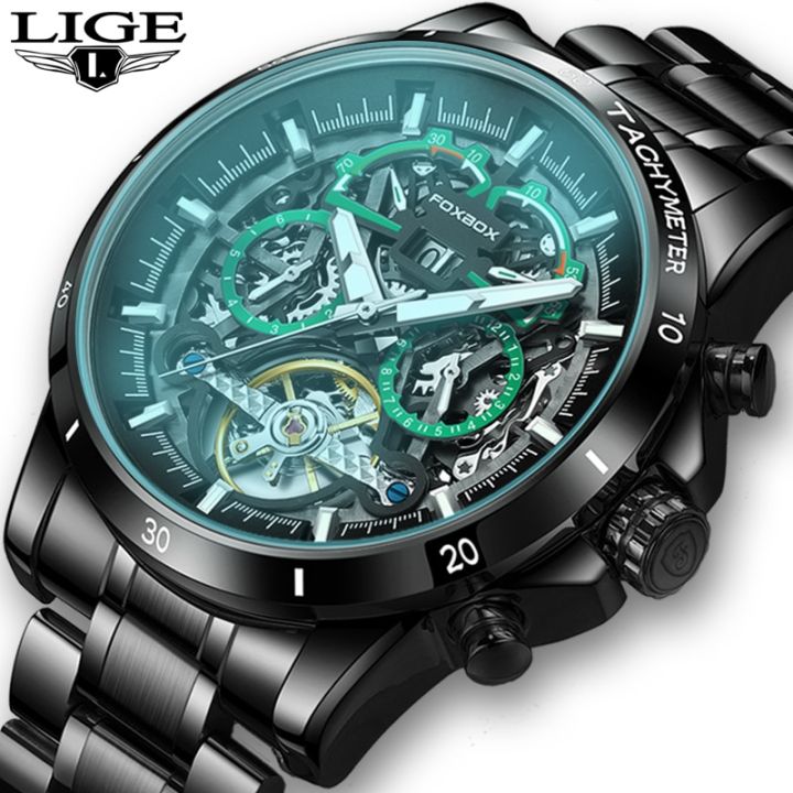 นาฬิกา-tourbillon-อัตโนมัติสำหรับผู้ชายใหม่-lige-นาฬิกาผู้ชายกันน้ำโครงกระดูกจักรกล-tourbillon-tali-jam-tangan-karet-แบรนด์หรูชั้นนำ
