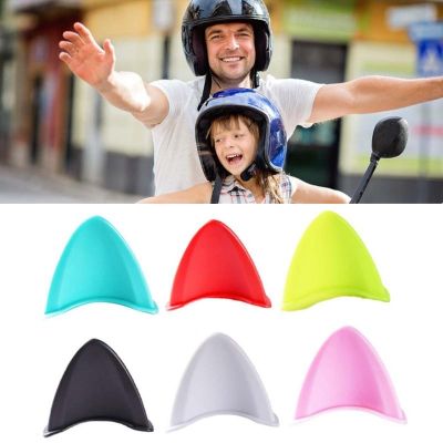 ✢✠℡ Universal Cat Ears for Helmets Motorcycle Bicycle Scooter Helmets Electric Car Driving Styling Cute Cat Ears Stickers Helmet