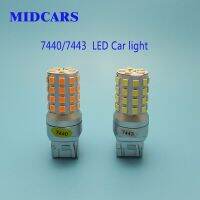 【❂Hot On Sale❂】 gaqiugua6 Midcars W21w W21 Led 7443/5W ฟังก์ชั่นไฟคู่แหล่งกำเนิดแสง7440ฟังก์ชั่นบังคับเลี้ยว Lampu Jalan กลางวัน