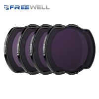 Freewell Standard Day – 4Pack ND8  ND16  ND32  ND64 Filters Compatible with DJI Avata Drone/O3 Air Unit Filters