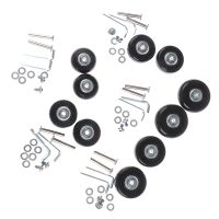 【CW】 1Set Luggage Suitcase Wheels with Screw 5Sizes Axles Repair Rubber