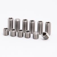 M3 M4 GR5 TC4 Titanium Alloy Headless Screw Bolts Hex Socket Set Screw 3mm-10mm for Model Aircraft Car DIY