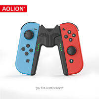 Aolion ชุดสัญญาณไฟ LED จับเกมแท่นชาร์จพร้อมพอร์ต Type-C สำหรับเปลี่ยน/สวิตช์ OLED Joy-Con Handle อุปกรณ์เสริมที่ชาร์จ