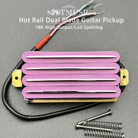 Hot Rail Dual Blade กีตาร์ไฟฟ้าเอาต์พุตสูง18K Track Type 4-Coil Humbucker Pickup สีม่วง