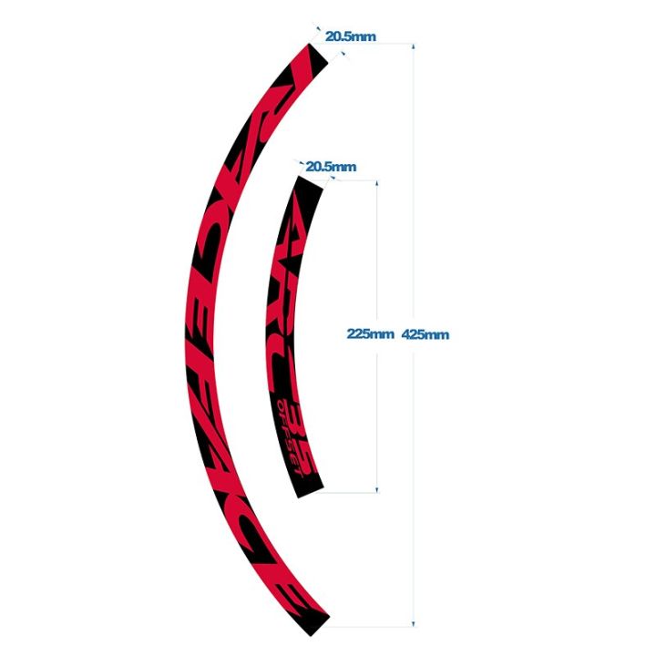 สติกเกอร์กรอบล้อ-mtb-arc35แข่งชุดล้อจักรยานรูปลอกขอบรูปลอกอุปกรณ์จักรยาน