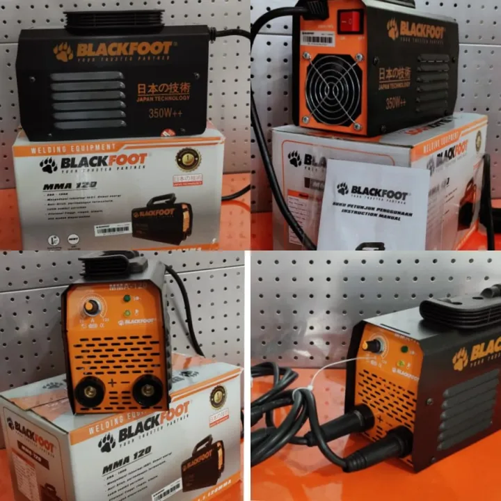 Mesin Lasan Blackfoot Mesin Trafolas Murah 350 Watt Igbt Mma120a Mesin