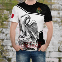 2023 newNew Fashion Mexico Flag 3d T Shirt MenWomen Casual Round Neck Short Sleeve Sports T-shirt