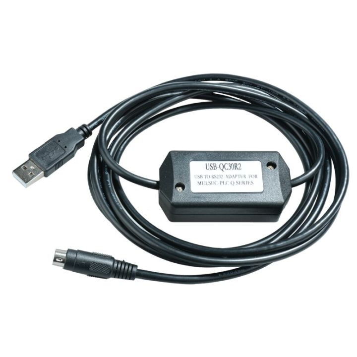 【100%-New】 tficgy โปรแกรม USB-QC30R2สำหรับ Mitsubishi Q Series PLC GT1020 GT1030สนับสนุน WIN7มีเข้า
