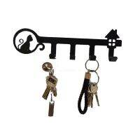 Wall Mounted for KEY Holder 4 Hooks Hanging Rack  for Cat Decorative with Screws Anchors for Coat Clothes Towel Hat Dropship Picture Hangers Hooks