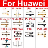 ●✕☬ Power Volume Buttons Flex Cable For Huawei P7 P8 P9 P10 P20 Pro P10 P9 Plus P9 P8 Lite Mini 2016 2017 Side Keys Switch Flex Part