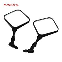 Motolovee Motorcycle Rearview Mirror Scooter Motorbike ATV Back Side Mirrors 10mm Modification Part for honda kawasaki Mirrors