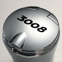 hot！【DT】℡  Car Ashtray With Logo Personality 3008 trash can car accessories interior for