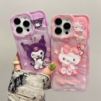 เคสโทรศัพท์นิ่มลายการ์ตูน Hello Kitty Kuromi เคสโทรศัพท์มือถือสำหรับ iPhone 14 Pro Max 13 Pro Max ฝาหลังโทรศัพท์สำหรับ iPhone 12 Pro Max 11