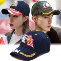 【Hot Sale】 Hat male eagle wheat ear embroidery fashion baseball cap casual all-match Korean version of peaked outdoor sun protection visor