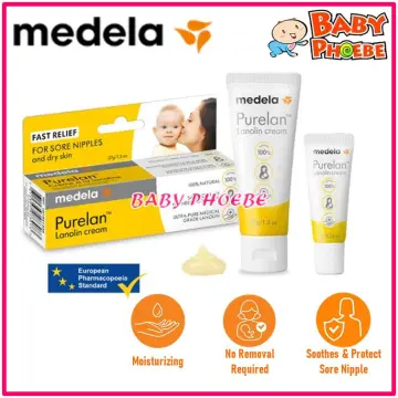 Medela Purelan Lanolin Cream - Fast relief for sore nipples & dry skin  (7g/37g)