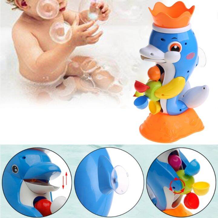 cute-dolphin-bath-shower-wheel-toy-baby-kids-water-spraying-tool-bathroom-gift