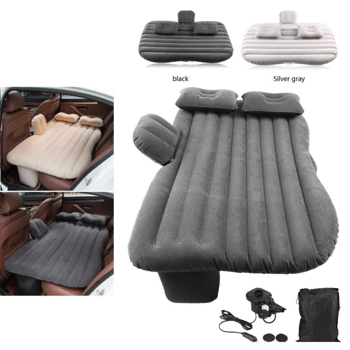 unitbomb-เบาะนอนในรถ-ที่นอนในรถ-ที่นอนเป่าลม-มีที่กันคอนโซลหน้า-เตียงลมในรถยนต์-เปลี่ยนเบาะหลังรถให้เป็นเตียงนอน-ขนาด135-85-45cm-สีเทา