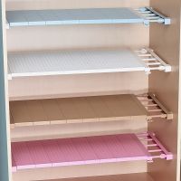 【CC】 Adjustable Closet Organizer Storage Shelf Wall Mounted Rack Saving Wardrobe Shelves Cabinet Holder