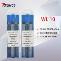 Tungsten Electrode WL10 10pcs Black Tip Professional Composite Tip Tungsten Needle TIG Tungsten Rod Electrode WL10