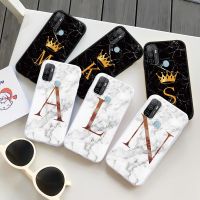 For OPPO A53 2020 A32 4G Name Letter A Z Coque TPU Matte Cover For OPPOA53 4g 20 oppo a53 A a 53 32 OPPOA32 on oppoa53 Soft Case Phone Cases