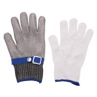 Cut-Resistant Stainless Steel Gloves 304 Stainless Steel Wire Gloves Are Used to Protect Your Hands